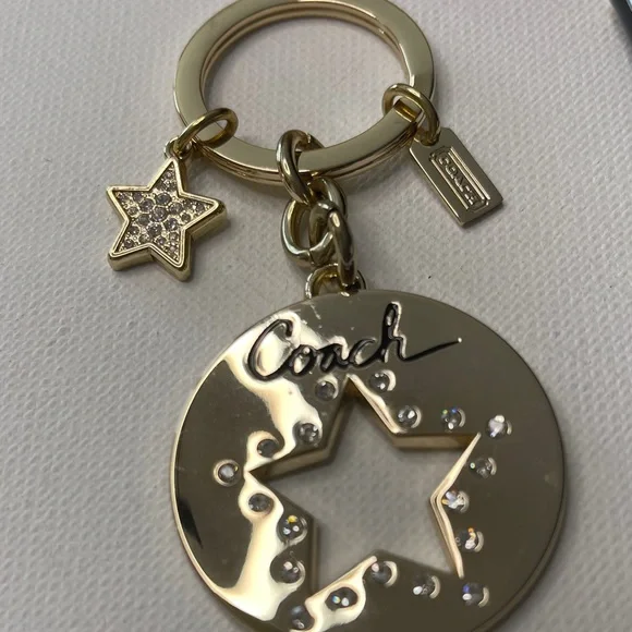 Coach Gold Star Keychain and Coach Pen - Picture 2 of 6
